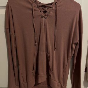 Long sleeve shirt like hoodie